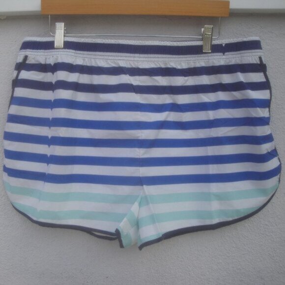 Hunter Target Women's Size 1X Drawstring Athletic Nylon Shorts Navy Blue - Picture 4 of 5